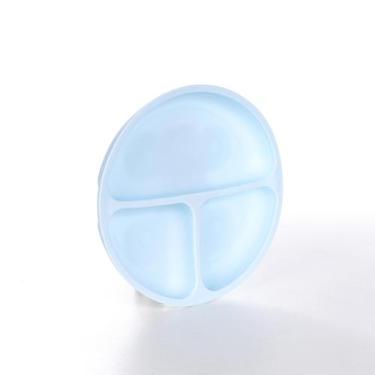 Imagem de Prato silicone com divisoria baby style - Tapuzim, Azul | 5959009