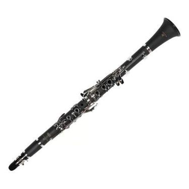 Imagem de Clarinete Soprano Bb Niquelado Si Bemol Michael Com Case, Preto