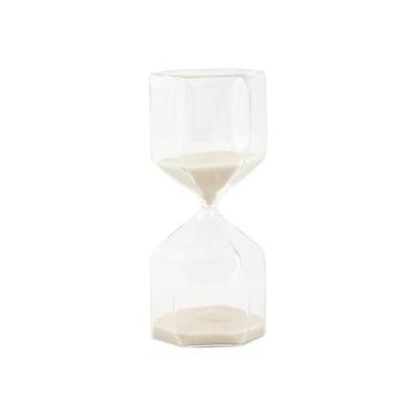 Imagem de Ampulheta Decorativa Em Vidro Decorativa Geométrica 30 Minuto Mesa Est