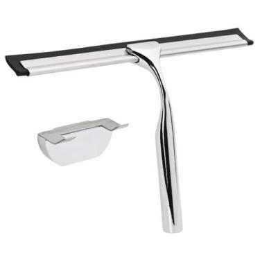 Imagem de Rodo Para Pia Inox Multiuso Mimo Style 26cm + Suporte De Parede Prátic