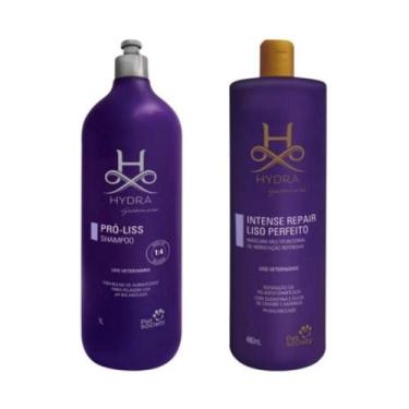 Imagem de Kit Shampoo Hydra Pro Liss 1L + Mascara Liso Perfeito - Pet Society