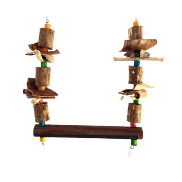 Imagem de Brinquedo Toy for Bird - Balanco 3x1 1/2 Lixa para Pássaros