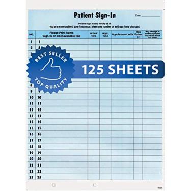 Imagem de Rapid Tabbies Formulários de rótulo para pacientes, formato de 21 x 28 cm, azul, 23 etiquetas/folha, 125 folhas/pacote (RPD76070)