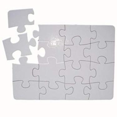 Imagem de 10 Quebra Cabeças 14x19cm 16 pçs Sublimação