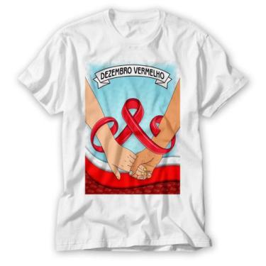 Imagem de Camiseta Dezembro Vermelho Vamos Nos Unir Por Essa Causa - Vidape