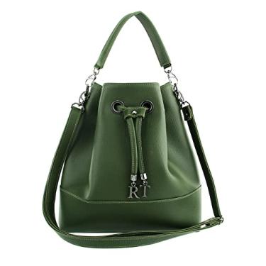 Imagem de Bolsa Sacola Feminina Estilo Ombro Retta Oficial Verde M