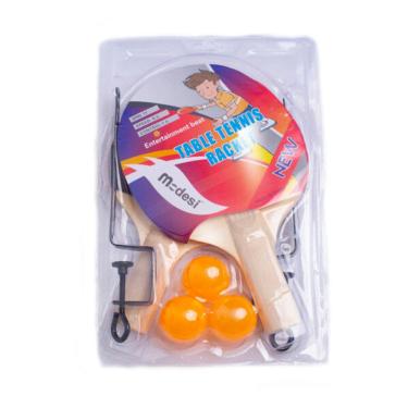 Imagem de Kit Ping Pong Tenis De Mesa Speedo Laser 2 Raquetes 3 Bolas