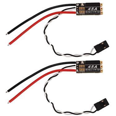 Imagem de 2pcs Brushless Motors RC Electric Speed Controller ESC with LED Light for FPV Crossing Drone Four Axes Drone