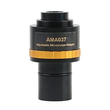 Imagem de Adaptador de microscópio 0,37X 0,5X 0,75X Câmera de microscópio ajustável, câmera de microscópio binocular de 23,2mm acessórios de microscópio (cor: AMA037 0,37X)