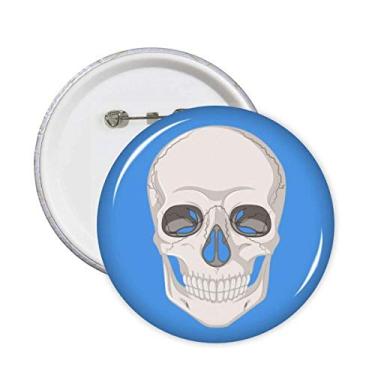 Imagem de Ilustração da sorte de l Bone Round Pins Badge Button Emblem Decoração Acessório 5pcs
