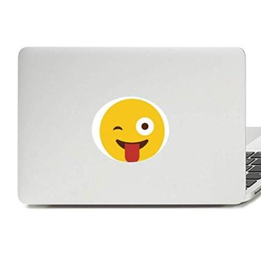 Imagem de Blink Smile Happy Illustration Pattern Vinyl Emblem Graphic Laptop Adesivo Notebook Decalque