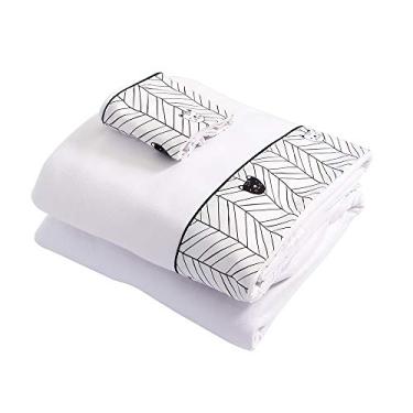 Imagem de Biramar Baby Lençol Para Carrinho 3 Peças Malha Cordão Aisha Preto Preto