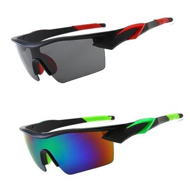 Imagem de Kit 2 Óculos de Sol Bike Speed Ciclismo Esportivo Uv 400