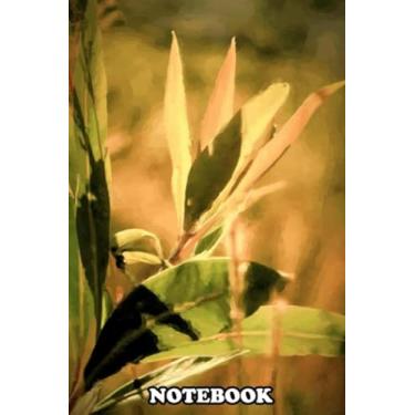 Imagem de Notebook: Digital Art Rendering In Pastel Grass And Leaves Up Cl , Journal for Writing, College Ruled Size 6" x 9", 110 Pages