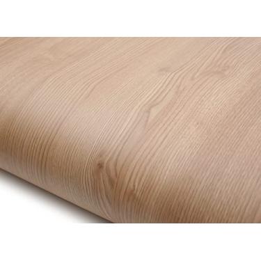 Imagem de ROSEROSA Descasque e cole papel de parede autoadesivo de madeira sintética de PVC cobrindo forro de prateleira de bancada Dream Oak (SPG504: 2,00 pés x 6,56 pés)
