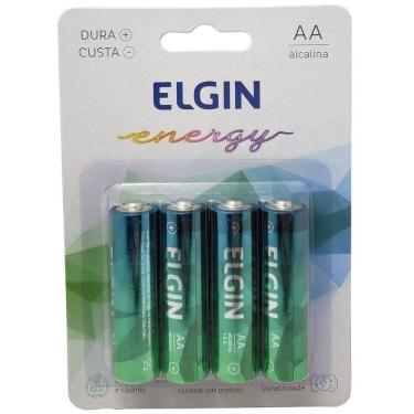 Imagem de Pilhas Alcalinas Aa Elgin Energy Lr6 1,5v 1 Unidade
