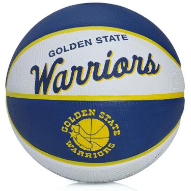 Imagem de Bola de Basquete Wilson Mini NBA Team Retro GS Warriors Tam 03