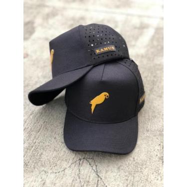 Imagem de Boné Aba Curva Mod. Trucker Com Furo Laser Na Parte Traseira tamanho Ú
