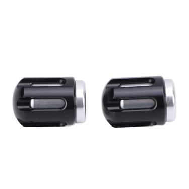 Imagem de Par de Tampas Haste Válvula do Pneu Motocicleta para Zontes G1-125/x R310 T2-310 U125 Liga de Alumínio Hermético Pneu Substituição Tampas de Ar (Preto)