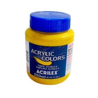 Imagem de Tinta Acrylic Colors 250ml G1 324-amarelo Acrilex, 324 - AMARELO DE CA