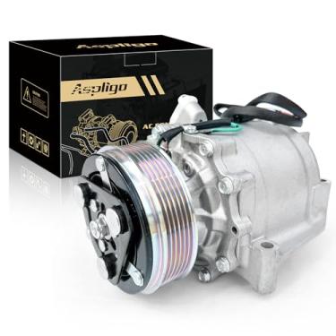 Imagem de Aspligo Compressor de ar condicionado AC serve para Honda Civic 2012-2015, Acura ILX 2013-2015, com embreagem A/C, compressor CA CO9779C, substitui 38810R1AA01