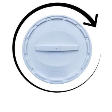 Imagem de Balde Para Algodão 20L Tampa De Rosquear - Kit 17 Pçs - Nastripack