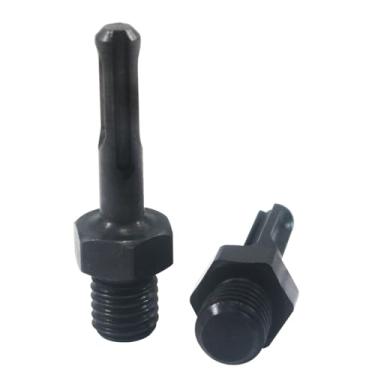 Imagem de JUNLIXN Adaptador de broca resistente, rosca macho 5/20.3 cm-11 para haste SDS Plus para brocas SDS Plus (pacote com 2)