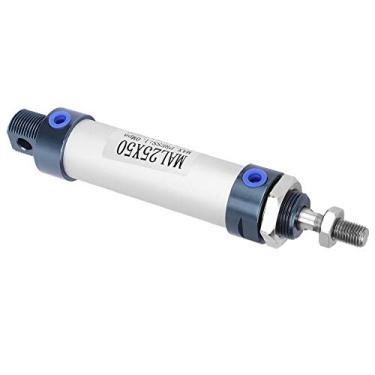 Imagem de FTVOGUE Cilindro de Ar de Ação Dupla de Haste única, Cilindro de Ar Mini Mini Pneumático, Peça de Trabalho Padrão, Boa Aeronave, Fácil de Usar, Vida Durável, Construção de Liga de Alumínio, Uma (AVC