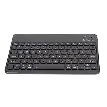 Imagem de Sxhlseller Conjunto e teclado de 2,4 G, teclado compacto e fino, teclado portátil combinando e para Android, Windows e iOS (Preto)