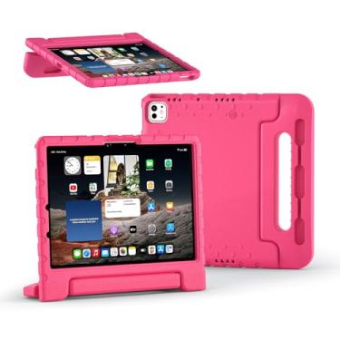 Imagem de Bolete Capa infantil para iPad Pro 11 polegadas versão 2024 (modelo: A2836/A2837/A3006), com suporte para lápis, capa protetora resistente à prova de choque para iPad Pro 11 polegadas 2024 5ª geração