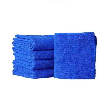 Imagem de Kit 20 Panos Microfibra Automotiva Flanela Anti-risco Toalha 40 cm x 4