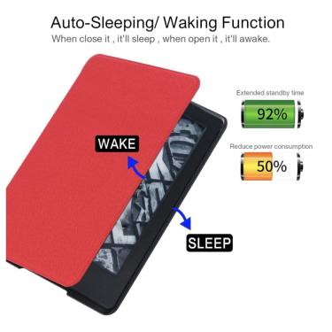 Imagem de Capa Couro Imã Auto Sleep Kindle Oasis 10º Geração S8In4O