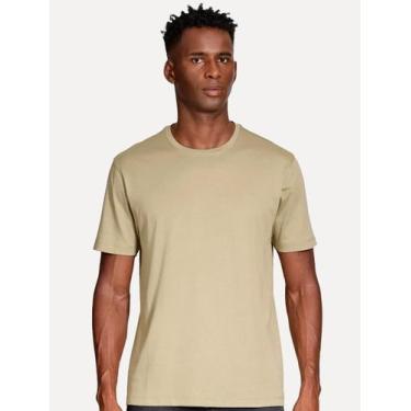 Imagem de Camiseta Aramis Masculina Basic Lisa Mono Icon Caqui, S/P