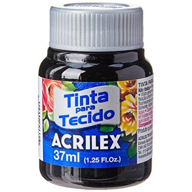 Imagem de Tinta para Tecido, Acrilex, Fosca, Preto, 37 ml