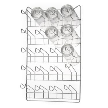Imagem de Porta Copos Parede Capacidade 20 Unidades Cromado 1113 Arthi