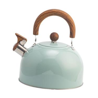 Imagem de Fxzqgnh Chaleira Apitando, Chaleira de água Quente, Alça Ergonômica para Fogão a Gás E de Indução, Utensílios Domésticos, Chaleira de 3 Litros, Bule de Chá