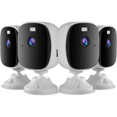 Imagem de Câmeras de segurança Rraycom T1 4MP WiFi com visão noturna colorida, p