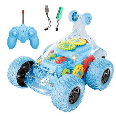 Imagem de Carro de controle remoto Little Bado RC Stunt Car para meninos