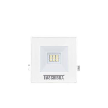 Imagem de Refletor Tr Led 10w Slim Branco - Taschibra 6500k (branca)