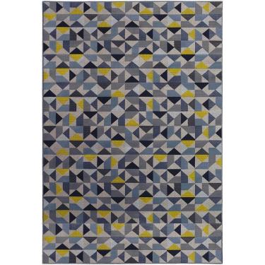 Imagem de Tapete Sala School Caleidoscopio Azul 2,00x2,90 São Carlos