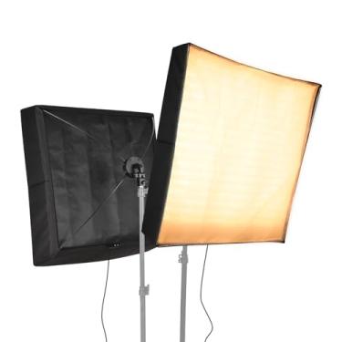 Imagem de Kit de Iluminação para Fotografia 100W Foldable LED Video Light Mat Painel Flexível 3000K-6500K Regulável 540pcs Beads com Softbox Controle Remoto
