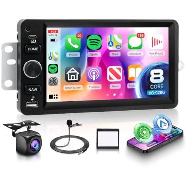 Imagem de Orderich 8 núcleos 6G + 128G Android estéreo automotivo para Chevrolet Chevy Silverado Impala Tahoe GMC Sierra Yukon Hummer H2 com CarPlay sem fio Android Auto, 17.8 cm carro rádio GPS WiFi SWC BT