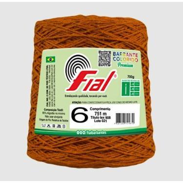 Imagem de Kit 6 Barbantes Fial Nº6 700 Gramas, 76 Telha