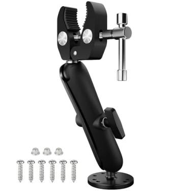 Imagem de Estabilizador de motor ajustável de 360 graus, suporte de motor de pesca de caiaque de liga de alumínio com botão de liberação rápida