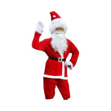 Imagem de Fantasia De Papai Noel Masculina Para O Natal E Réveillon, Fantasia Co