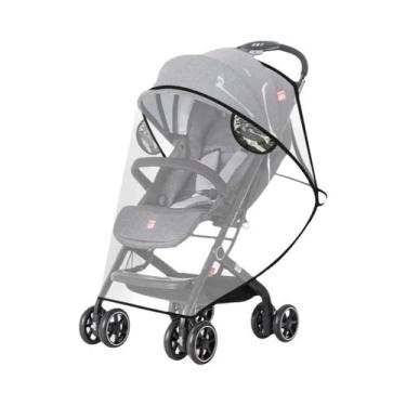 Imagem de Capa De Chuva Transparente Impermeável Para Carrinho De Bebê, Protetor