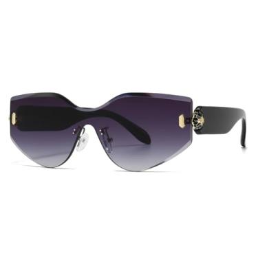 Imagem de JRLLFD Óculos de sol da moda Uv400 Retro Street Style Modelo (fotocrômico)