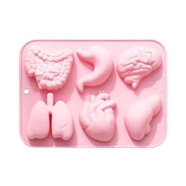 Imagem de Molde De Silicone 3D De Halloween Para Chocolate, Doces, Pudim, Cubos 