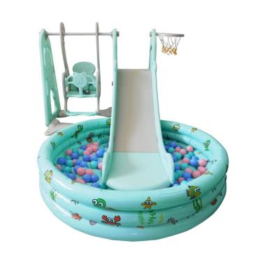 Imagem de Playground Infantil 4x1 com Piscina de Bolinhas Importway