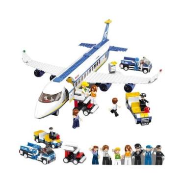 Imagem de Kits De Blocos De Montar De Helicóptero E Aeronave De Aeroporto Da Cid